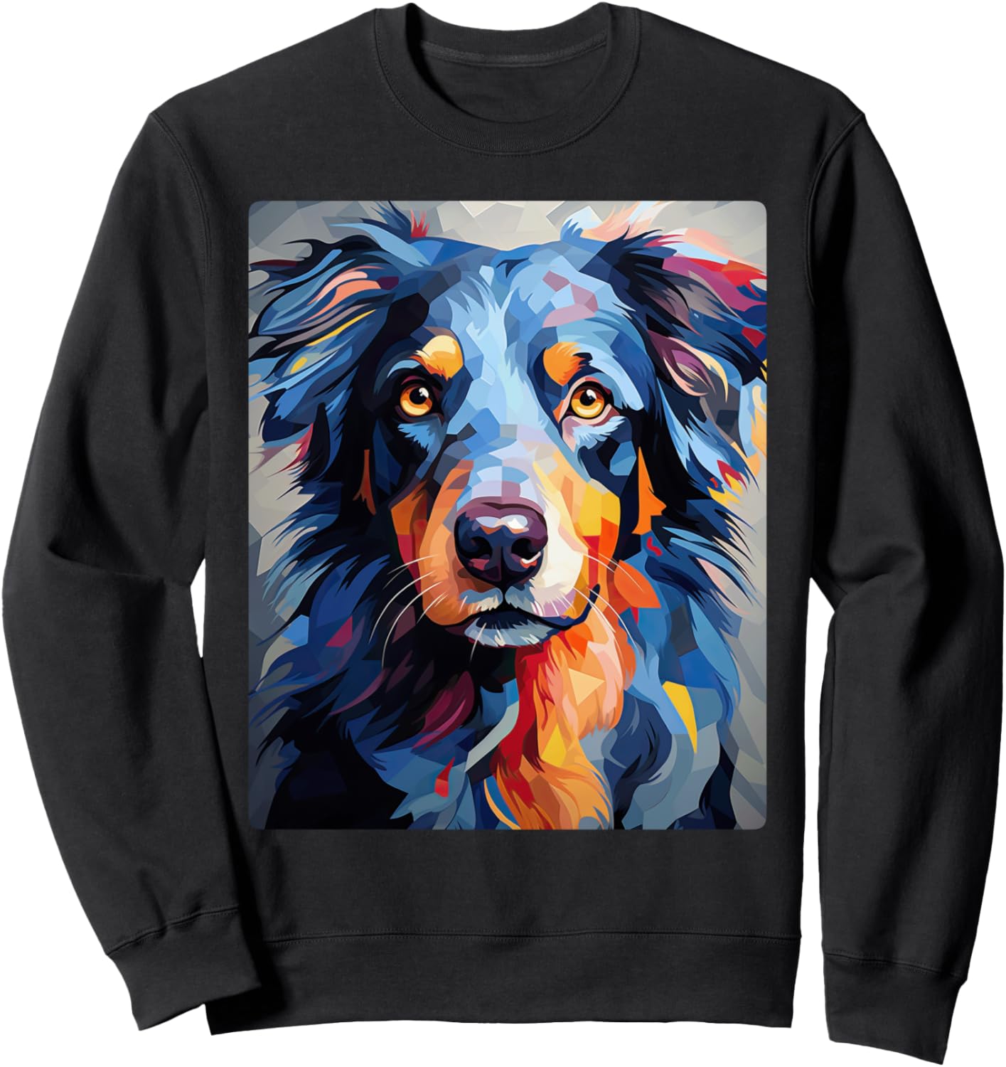 

Фотография собаки, выполненная маслом, милая толстовка с изображением щенка Oil Print Animals, черный