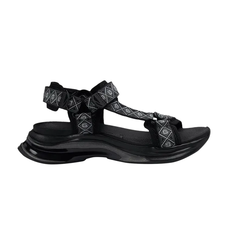 

Сандалии Gucci Run Sandal, Black Grey