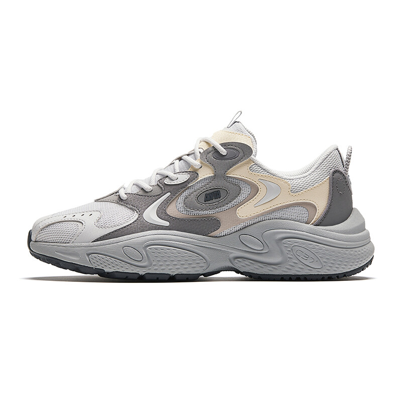 

Кроссовки ANTA Stars Lifestyle Shoes Men Low-top Sand Grey / Pigeon Grey / Sandstorm Grey, серый