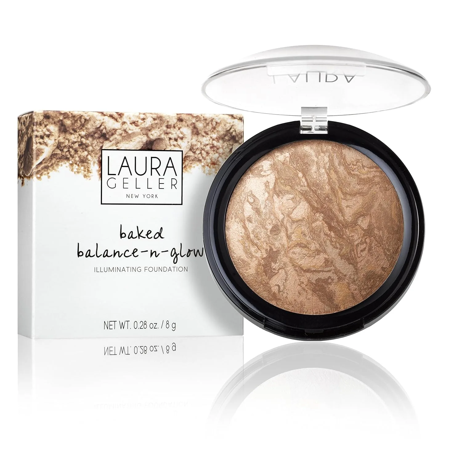 Запеченная тональная основа LAURA GELLER NEW YORK Balance-N-Glow Illuminating Foundation - Оттенок «Загар» - Регулируемая степень покрытия от полупрозрачного до легкого - Сатиновый финиш, 07 Tan — фото 2