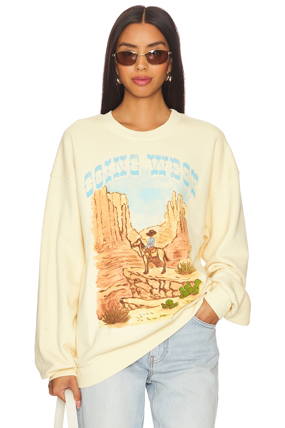 

Толстовка going out west bf crew Daydreamer, желтый