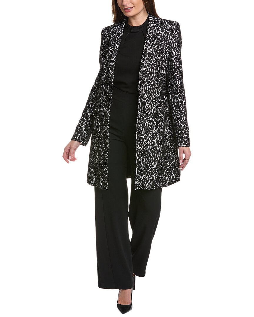 

Пальто-рефрижератор из коллекции Michael Kors Bonded Lace Michael Kors Collection, черный