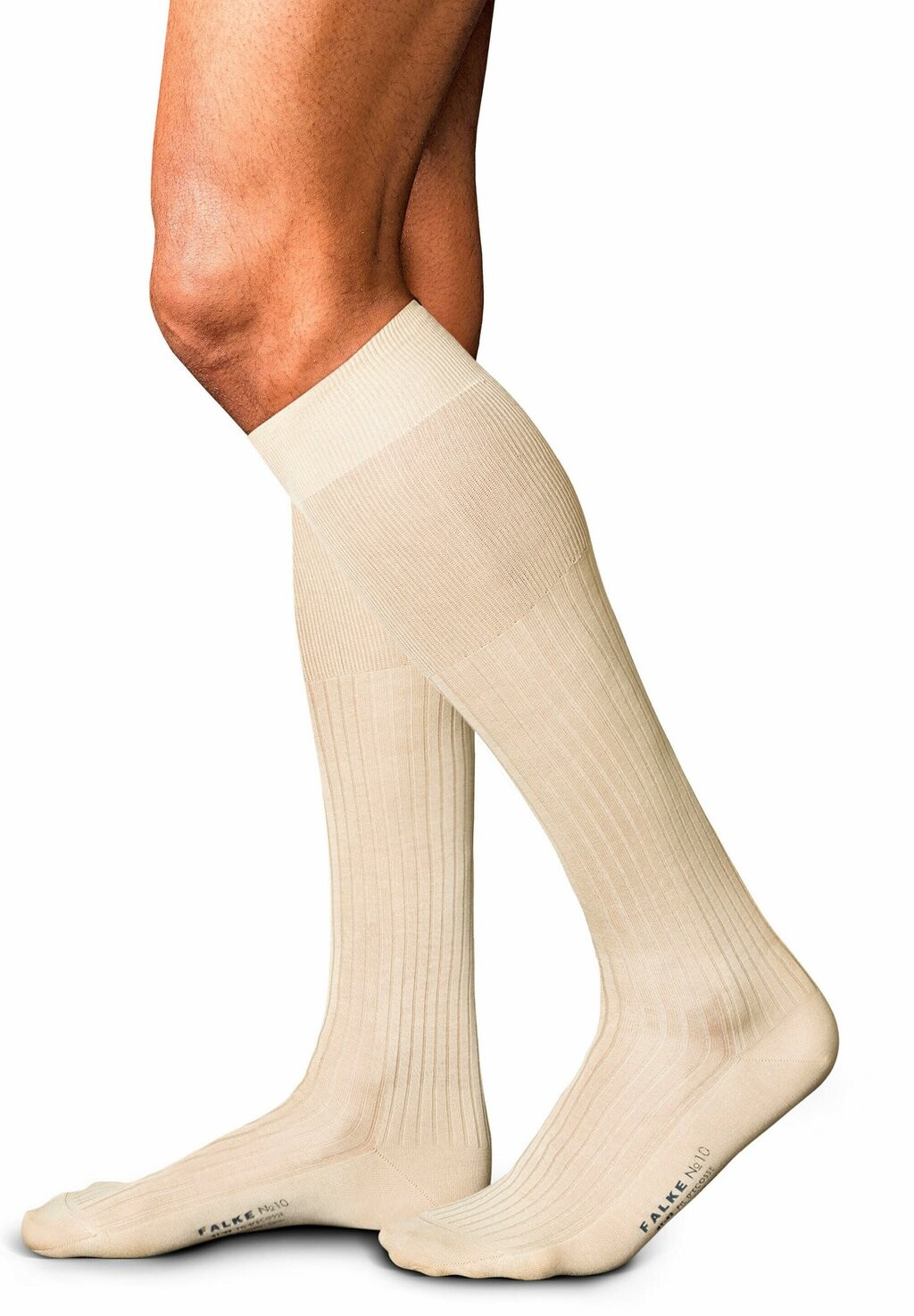 

Носки выше колена NO. 10 PURE FIL D´ÉCOSSE LUXURY LINE FALKE, песочный