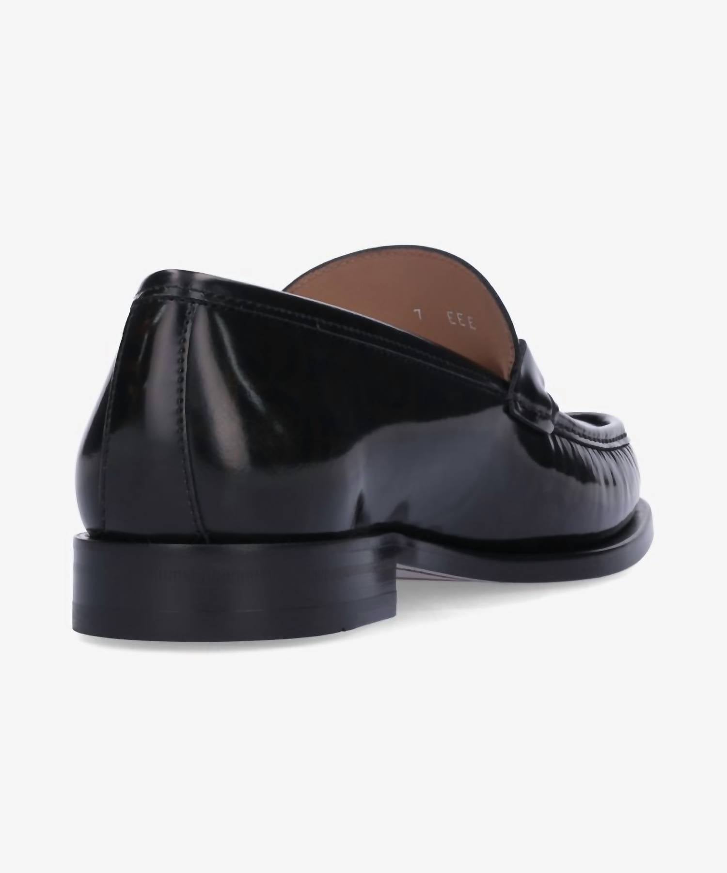 Мужские кожаные туфли черного цвета Salvatore Ferragamo, черный — фото 3