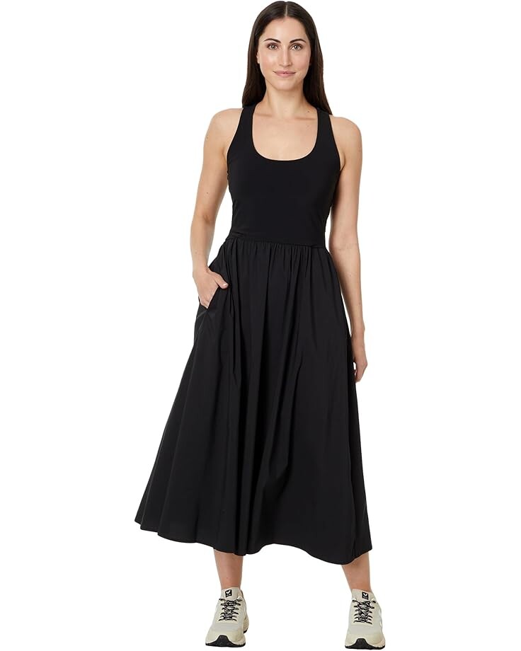 

Платье Sweaty Betty Explorer Ribbed Racer Dress, черный