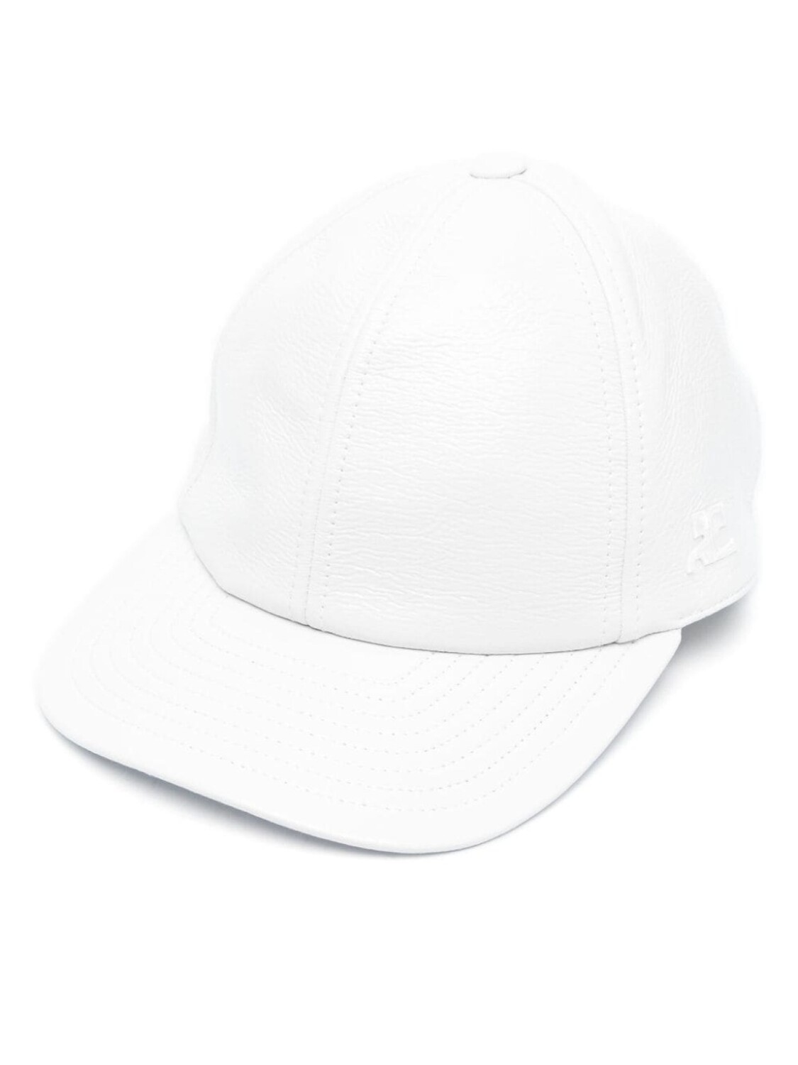 

Courrèges кепка с вышитым логотипом, белый