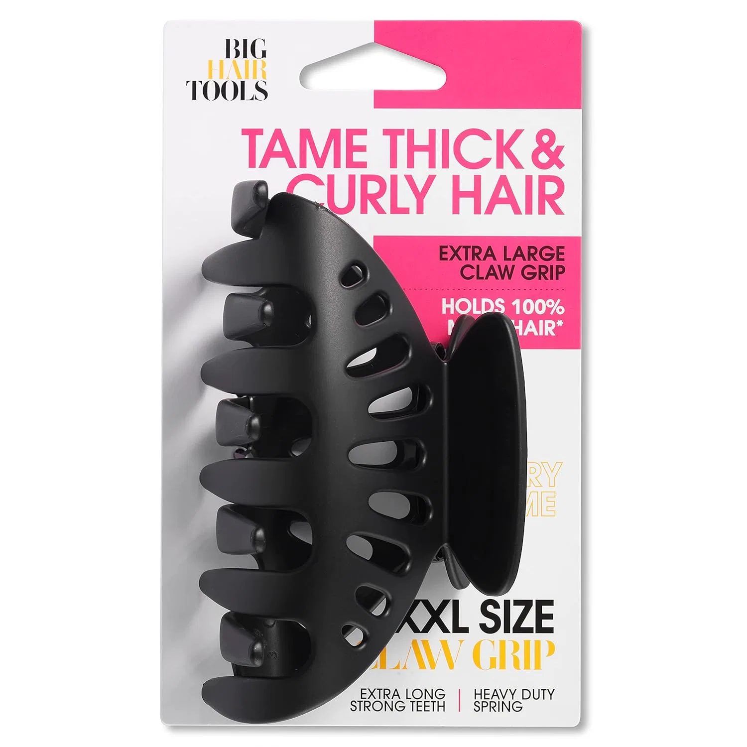 Заколка-краб XXL для густых волос Big Hair Tools Big Hair Tools, Black