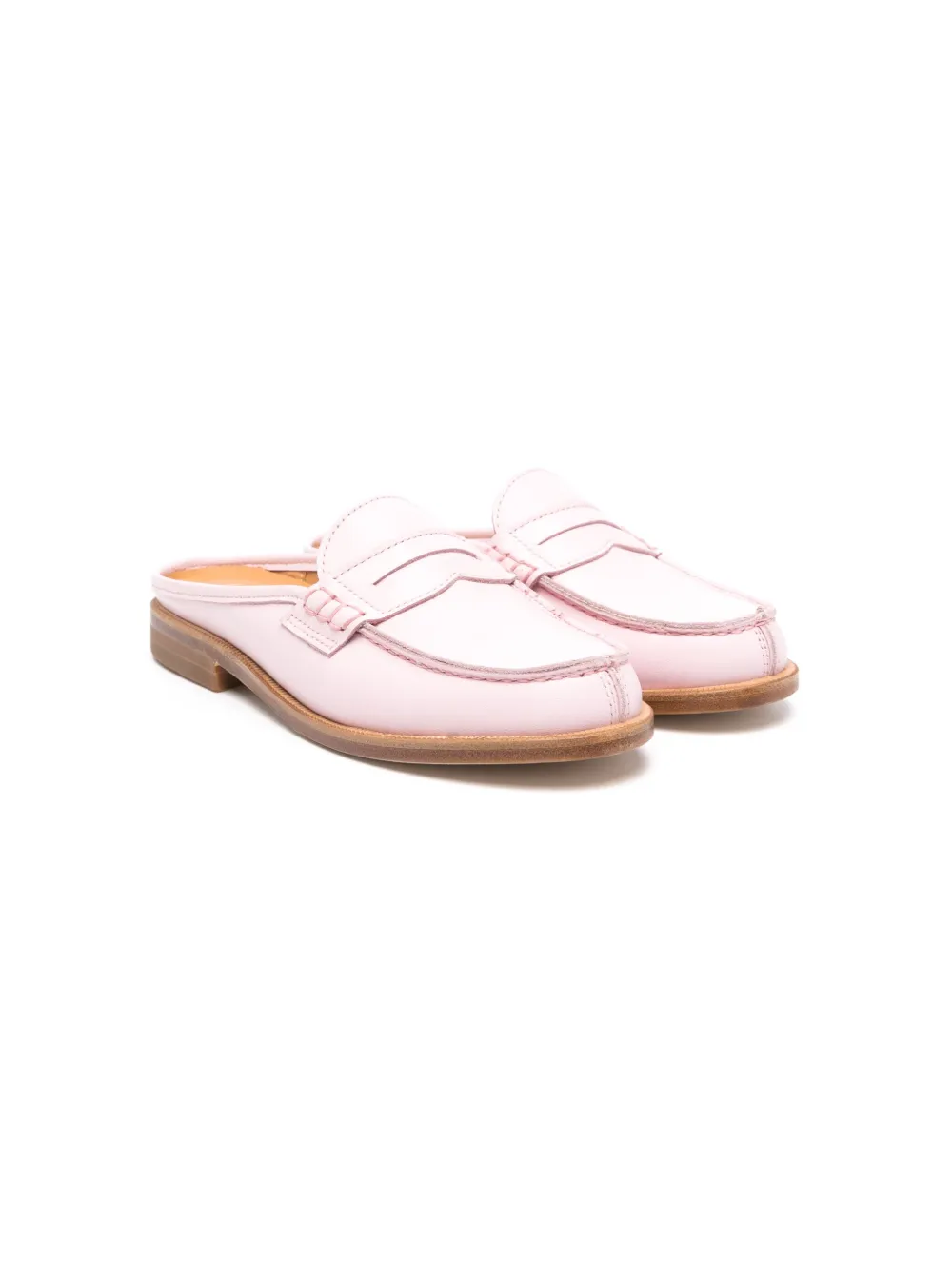 

Пенни-лоферы с открытой пяткой Gallucci Kids, розовый