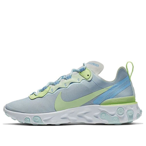 Кроссовки реагируют на элемент 55 Nike, зеленый