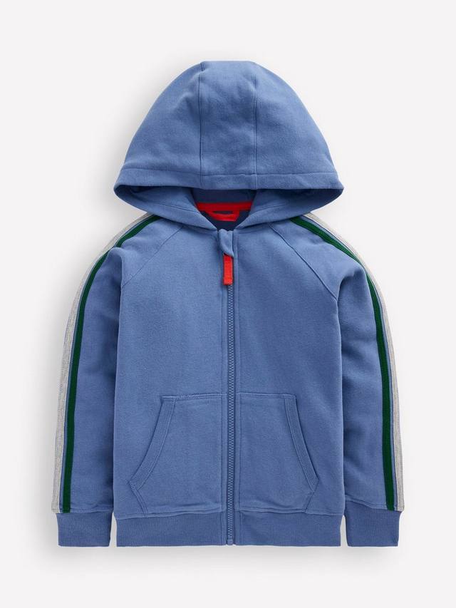 

Детская худи с молнией радужной расцветки Mini Boden, Blue River