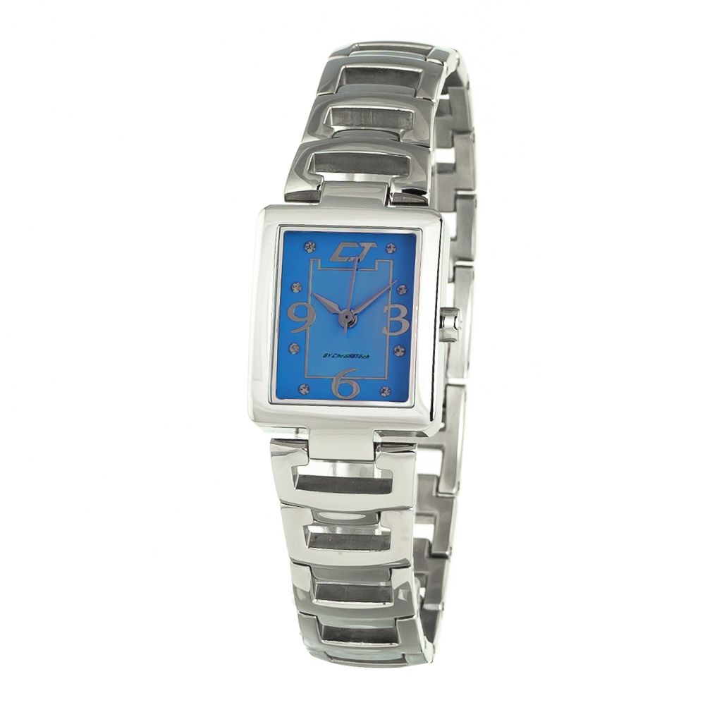 

Серебряные часы из нержавеющей стали Chronotech