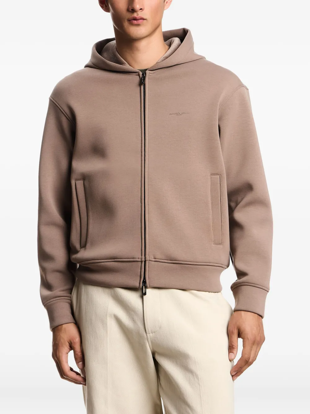 

Худи на молнии EMPORIO ARMANI, нейтральный