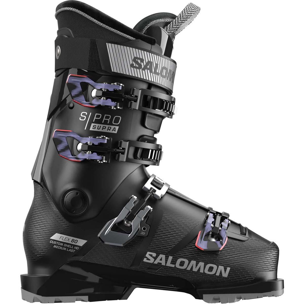 

Горнолыжные ботинки S/Pro Supra 80 GW, женские Salomon, Black/Silver Met/Sweet Lavender