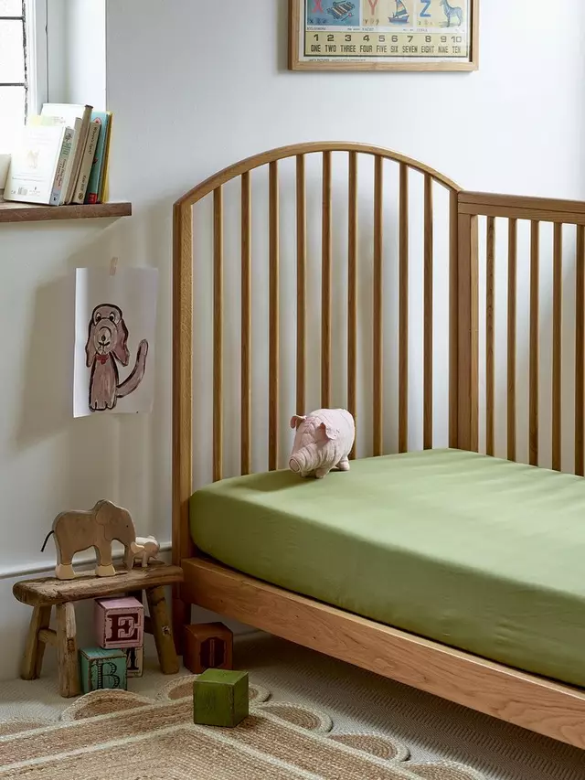 

Простыня на резинке Piglet in Bed Kids' Cotton Infant, цвет pear