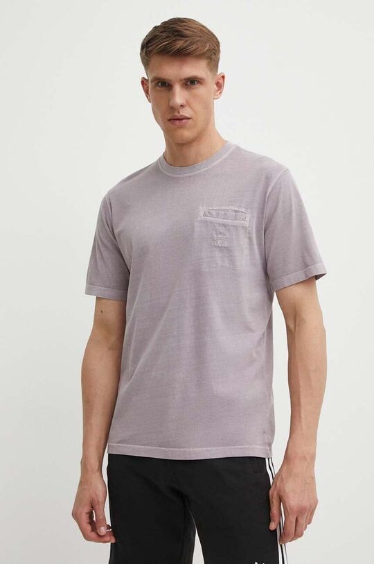 

Хлопковая футболка adidas Originals, фиолетовый