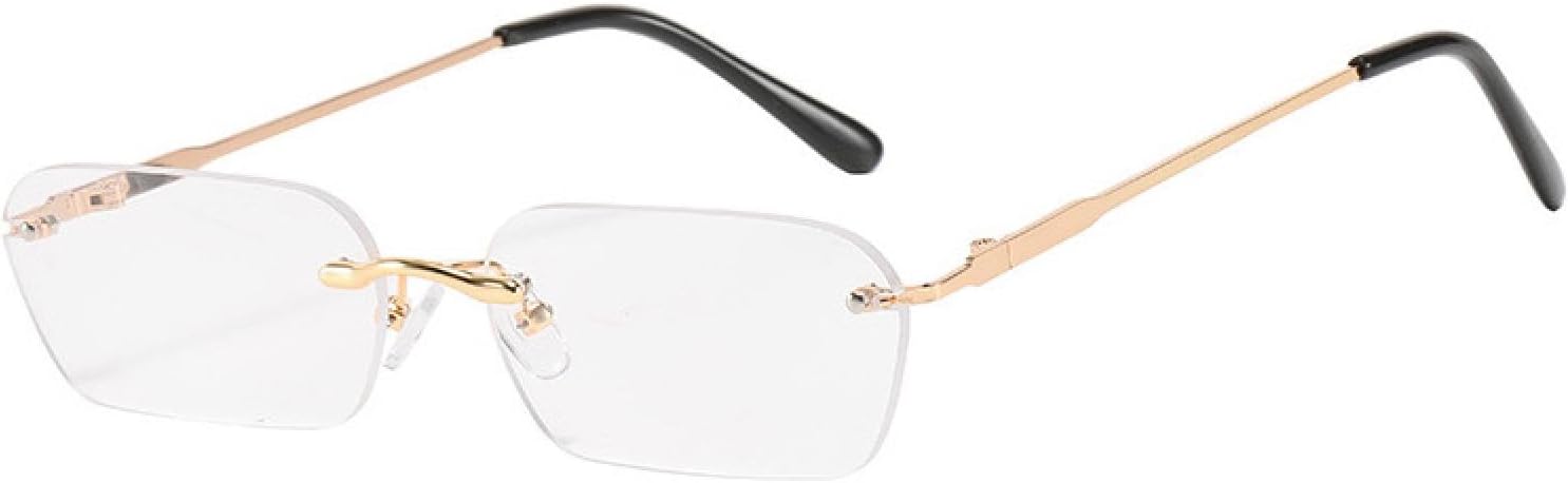 

Солнцезащитные очки с защитой от УФ-излучения UV400 для женщин и мужчин | Маленькие, без оправы, прозрачные линзы цвета "океан", розовые, овальные | для занятий спортом на открытом воздухе DSVIGF, 06