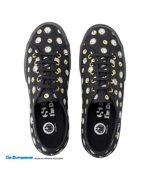 Кроссовки SUPERGA 2725 DORAEMON PRINT коллаб черные — фото 4
