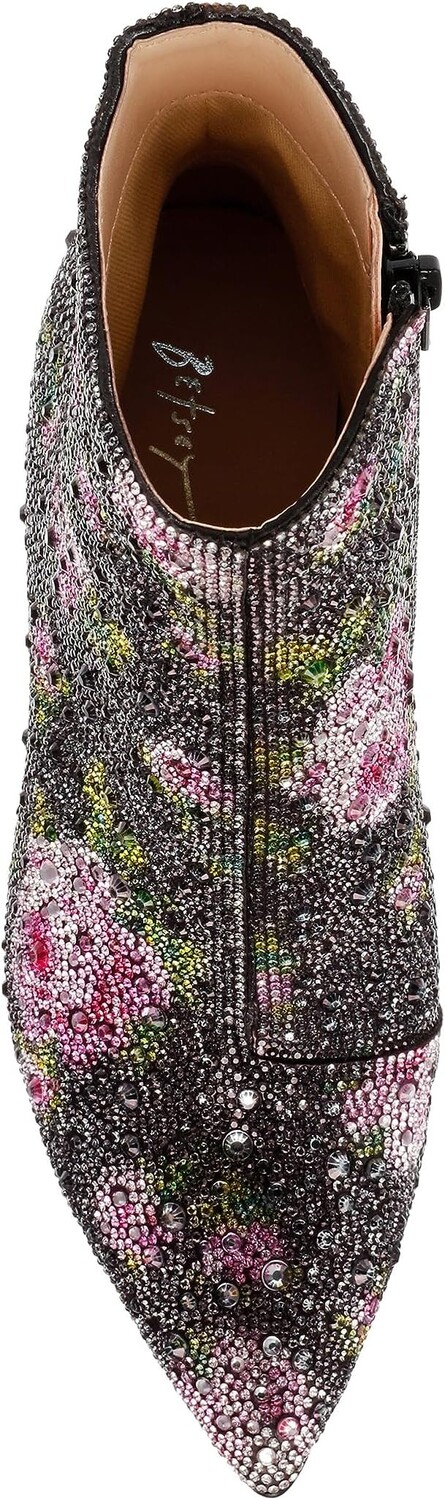 

Ботильоны Cady Dress Bootie Blue by Betsey Johnson, цвет Black/Pink Floral