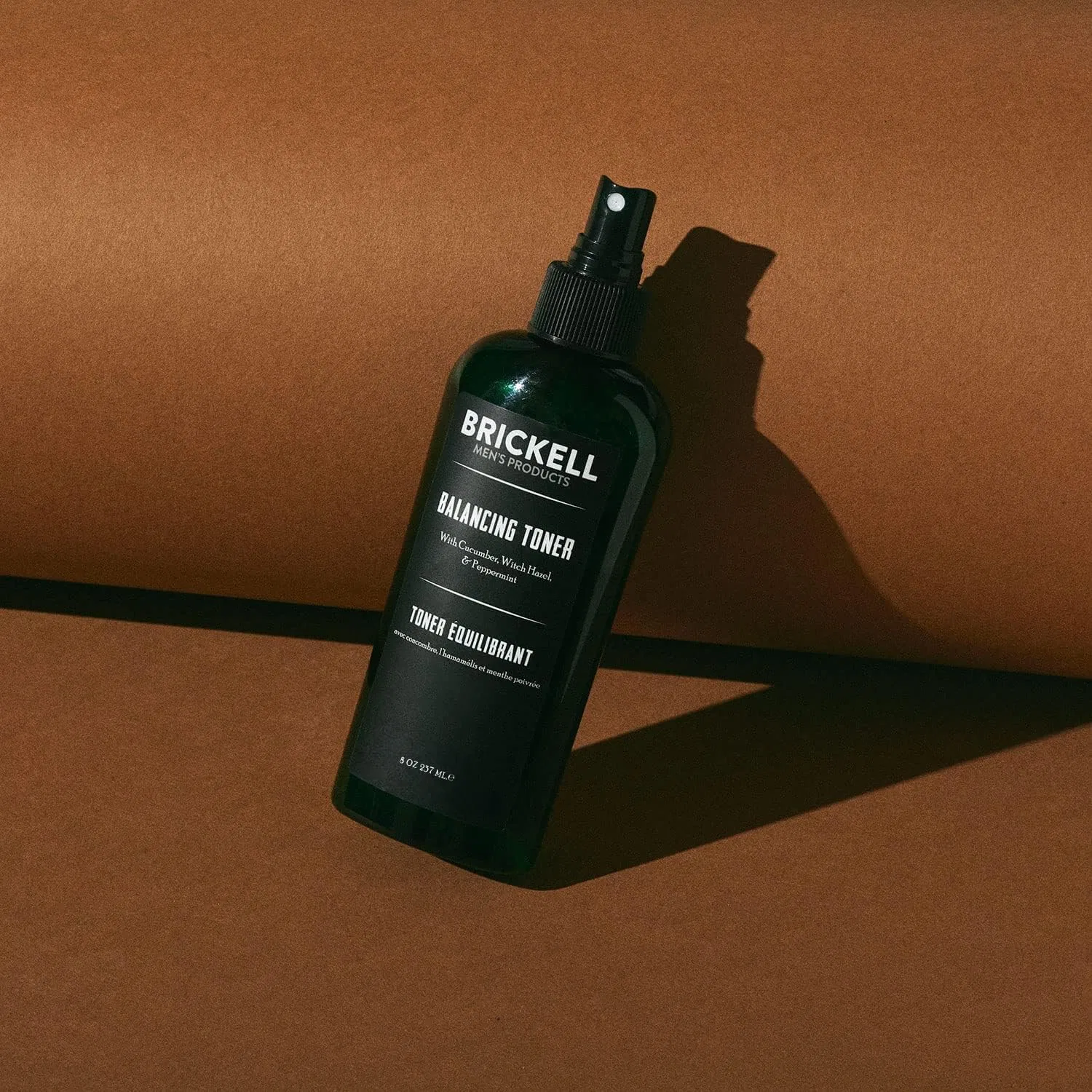 Тоник Brickell Men's Products — Мужской балансирующий тонер для лица с огурцом и мятой от, 237 мл — фото 2