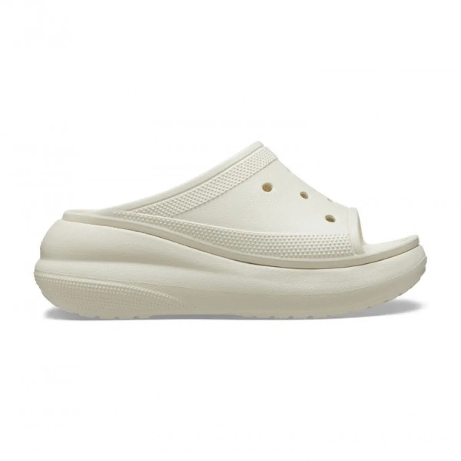 Сандалии Crocs Classic Crush 208731-2Y2, цвет «костяной шлепанец», модель JAX1260 — фото 2