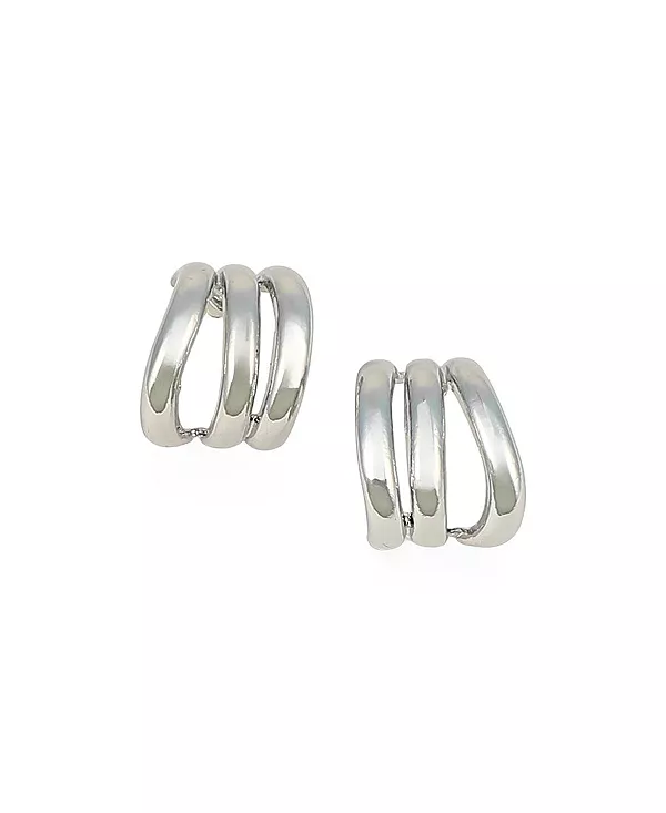 

Женские серьги-подвески с круглыми пластинами - лесной зеленый Sohi, silver