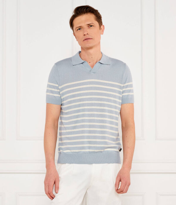 

Льняная рубашка поло 13 lindo-pf Regular fit Windsor, синий