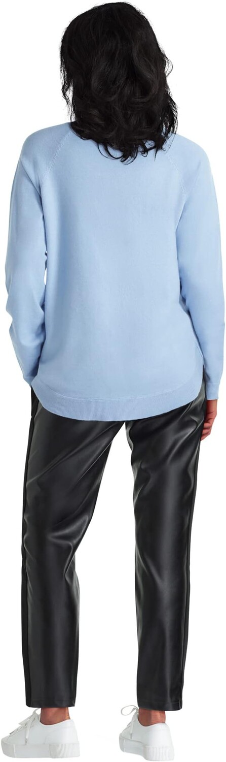 

Толстовка H Halston Long Sleeve Raglan Crew Neck Sweater, цвет Powder Blue