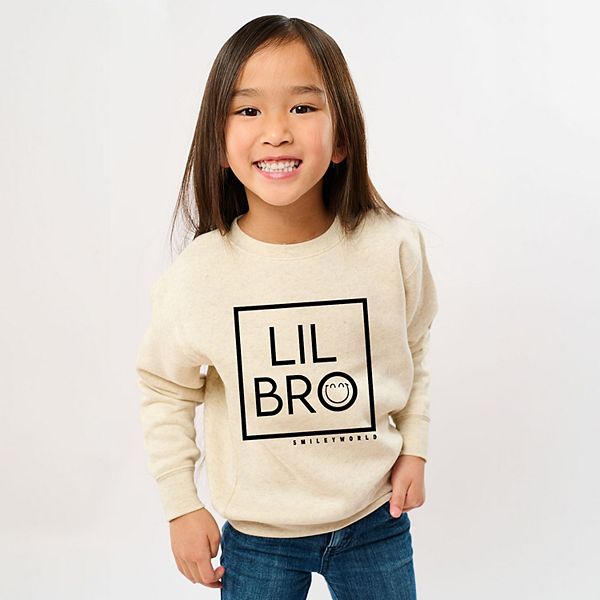 Свитшот Smileyworld lil bro square youth The Juniper Shop, Red — фото 3