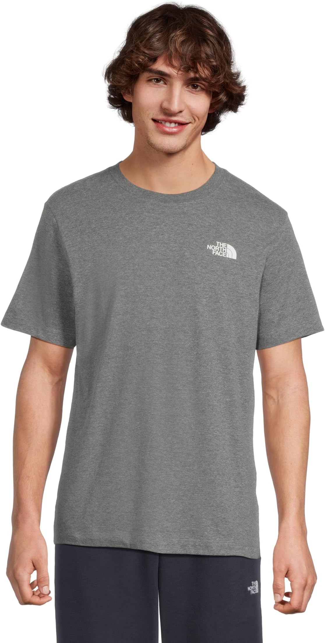 

Мужская футболка с коротким рукавом Evolution Edge Of Light Box NSE с графикой The North Face, TNF Mid Grey Heather