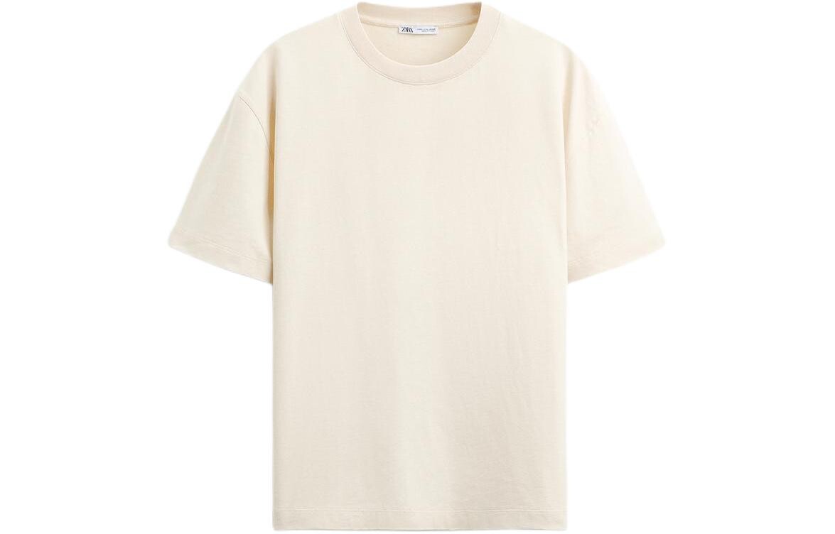 

Футболка мужская бежевая Zara, бежевый