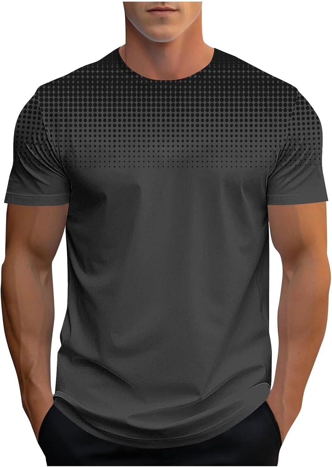 

Мужская легкая футболка с коротким рукавом Quick Dry для тренировок