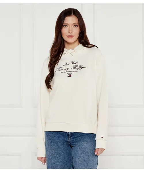 

Толстовка с современной графикой Regular fit Tommy Hilfiger, бежевый