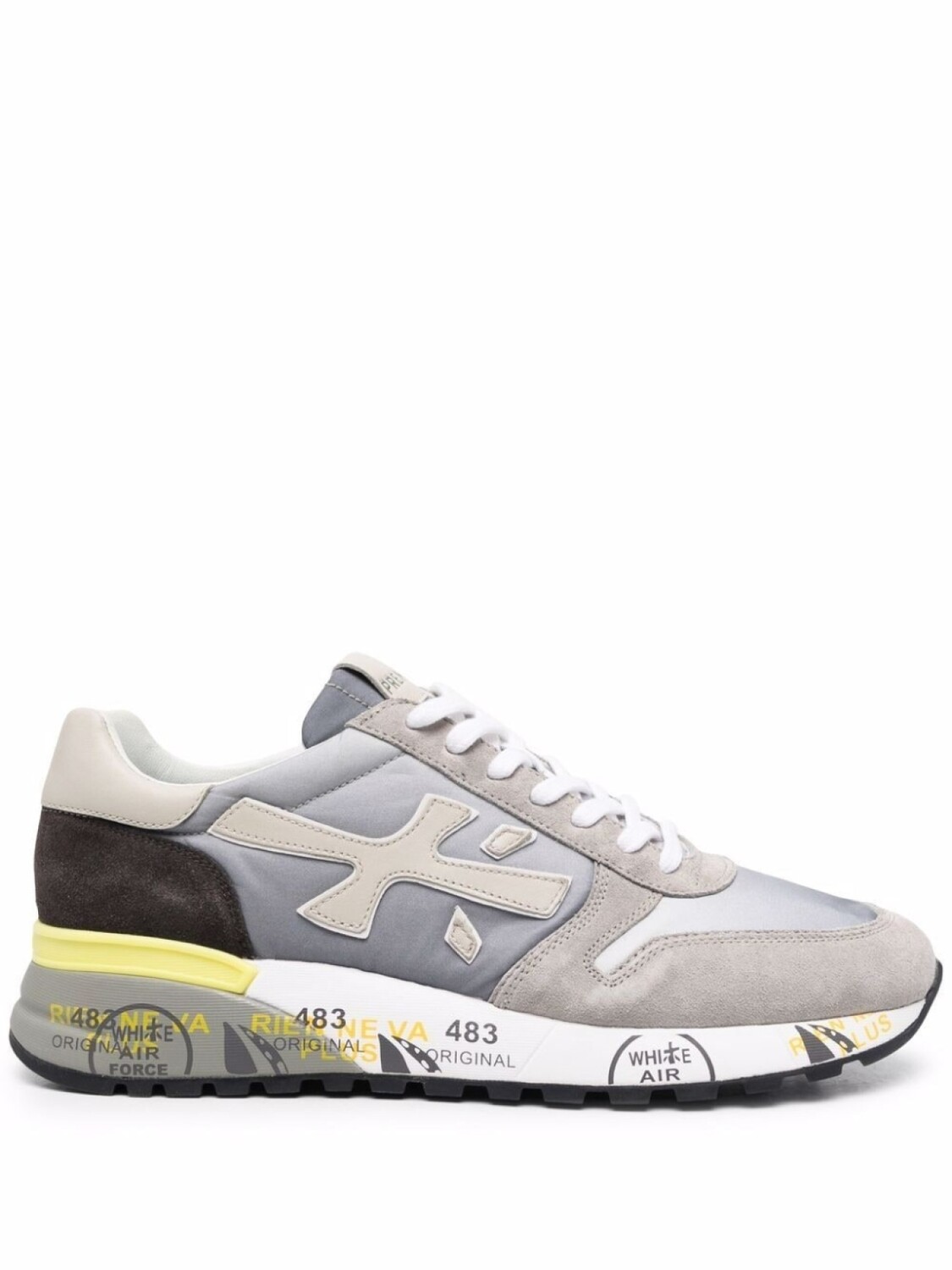 

Premiata кроссовки Mick в стиле колор-блок, серый