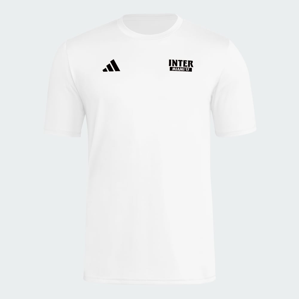 

Спортивная футболка Adidas Inter Miami CF Short Sleeve Tee, цвет White/Mls-Mif-37q