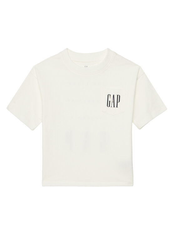 

Футболка обычного кроя 745250-01 Gap, белый