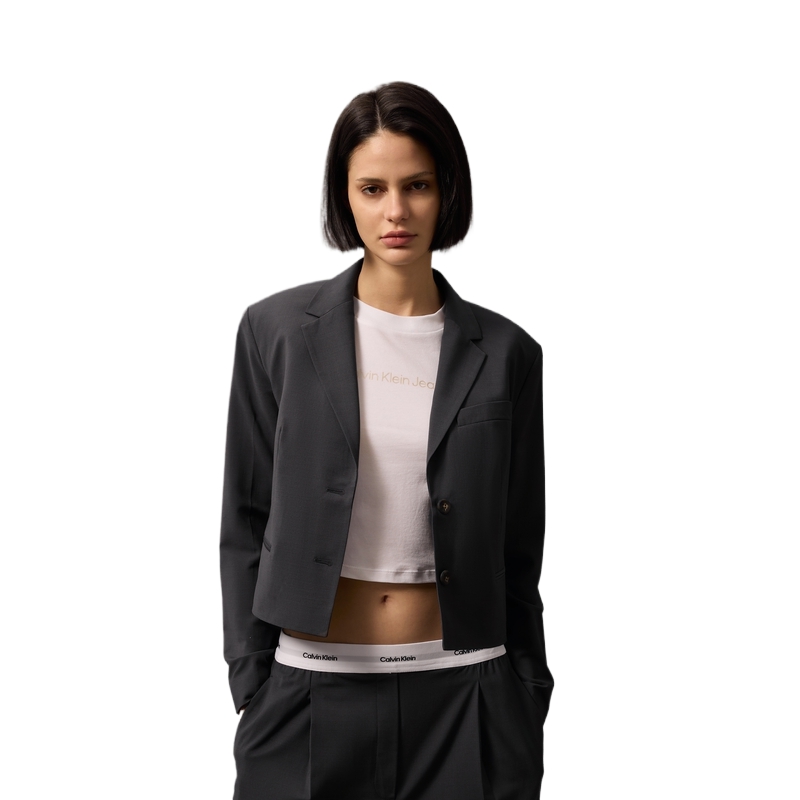 Calvin Klein Женский деловой костюм тёмно-серый, PSN-Dark Gray — фото 4