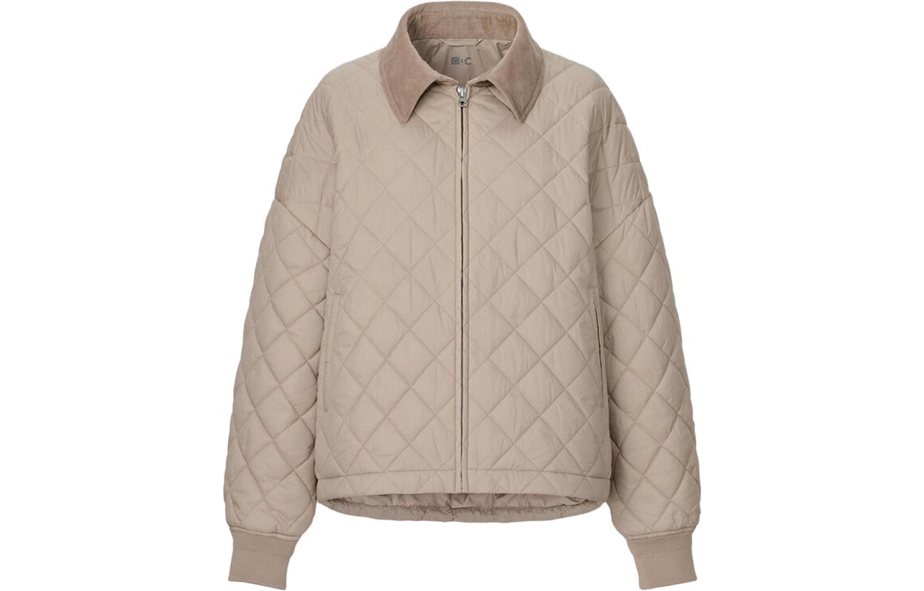 UNIQLO Курка Клэр Уэйт Келлер совместной коллекции женская бежевая, Beige — фото 3