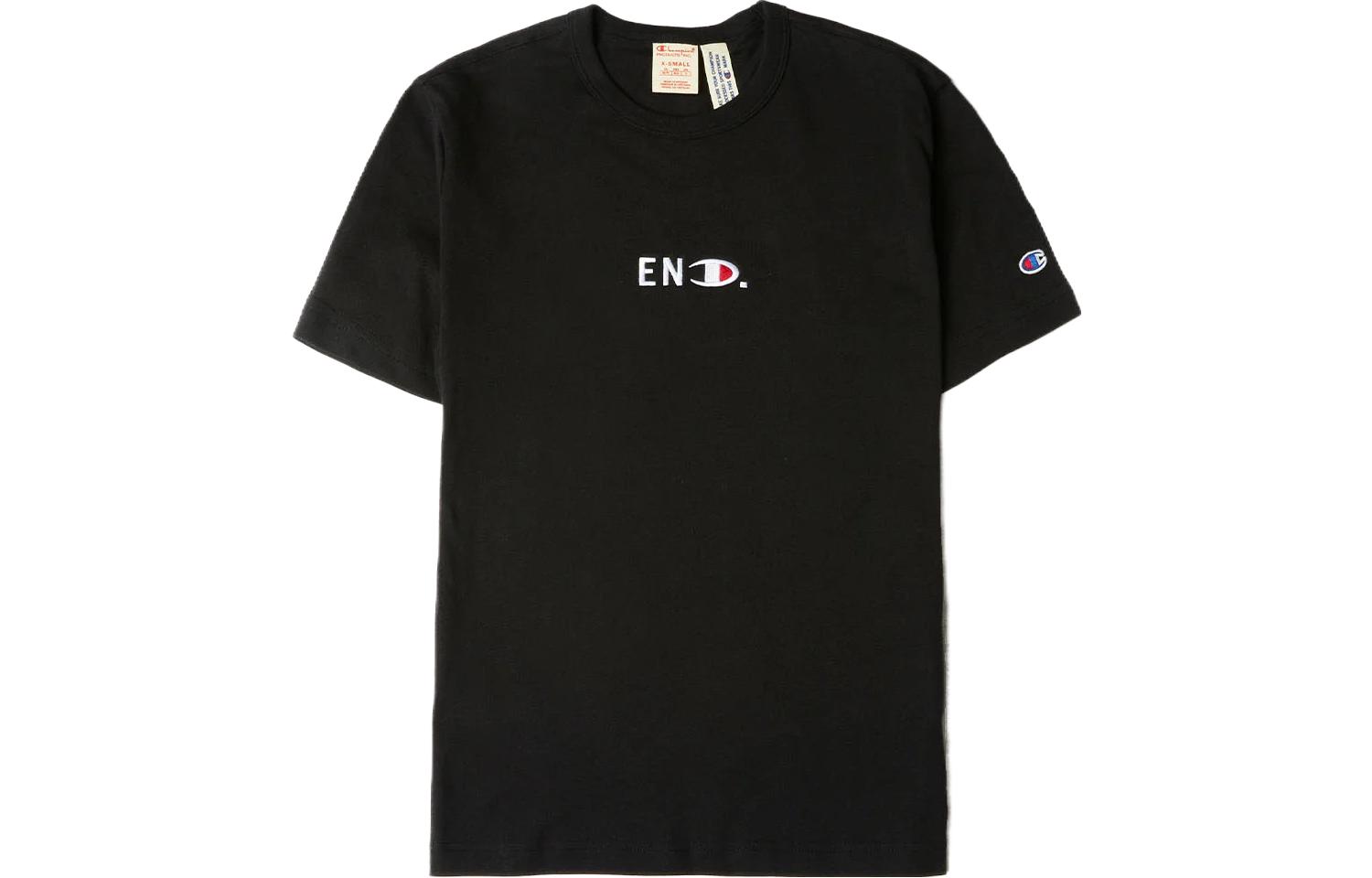 

Champion X END. Футболка с кобрендовой моделью FW23, унисекс, черные