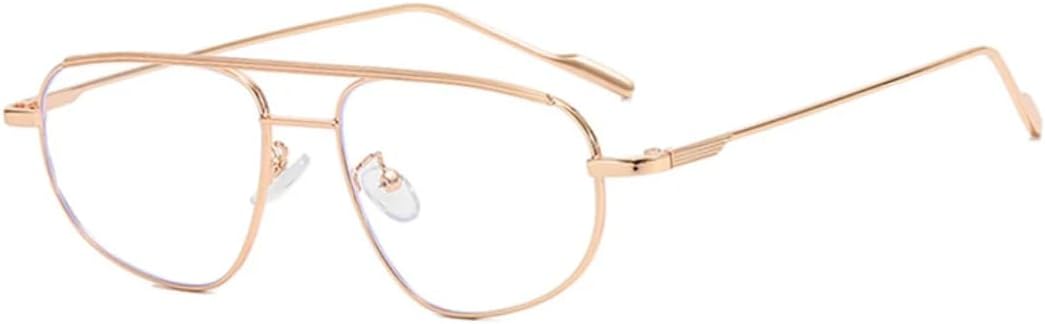 

Солнцезащитные очки с защитой UV400 | Металлическая оправа, линзы конфетного цвета | Для женщин и мужчин, для занятий спортом на открытом воздухе и вождения DSVIGF, Gold Clear