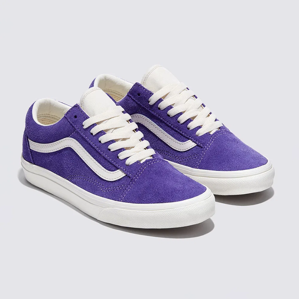 Мужские замшевые кроссовки Old Skool фиолетового цвета от Vans — фото 3