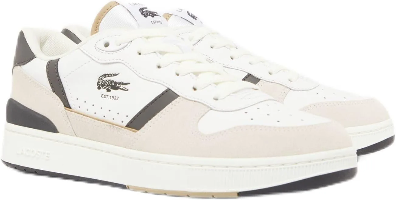 

Мужские кроссовки Lacoste T-Clip, белый/темно-зеленый