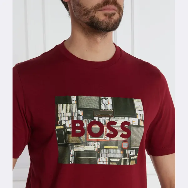 Футболка teheavyboss стандартного кроя Boss, красный — фото 3