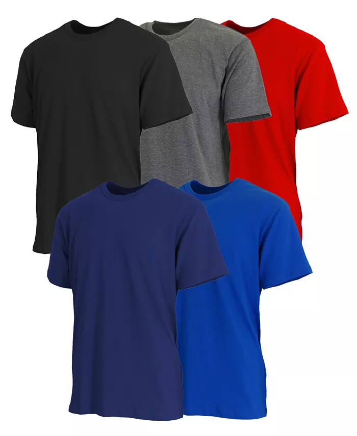 

Мужская футболка с коротким рукавом и круглым вырезом — набор из 5 штук Blue Ice, коричневый