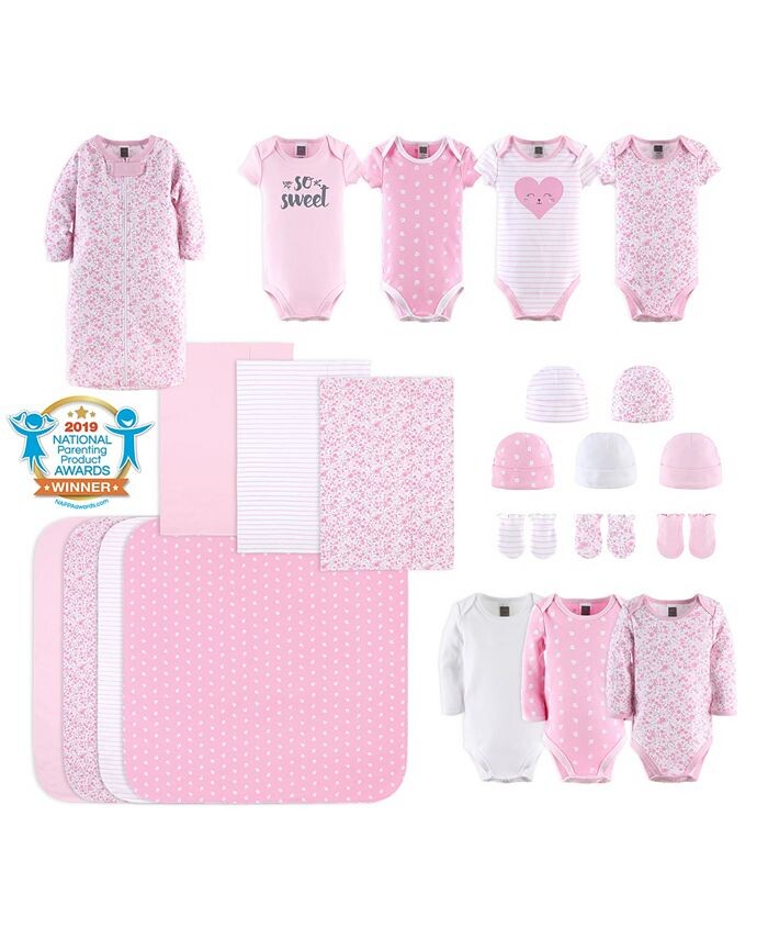 

Подарочный набор из 23 предметов для новорожденных Love Layette The Peanutshell, мультиколор, Серый, Подарочный набор из 23 предметов для новорожденных Love Layette The Peanutshell, мультиколор