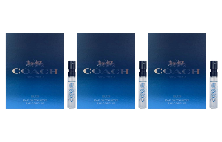 COACH New York Blue пробник парфюма ароматическая туалетная вода 2ml/45ml — фото 4