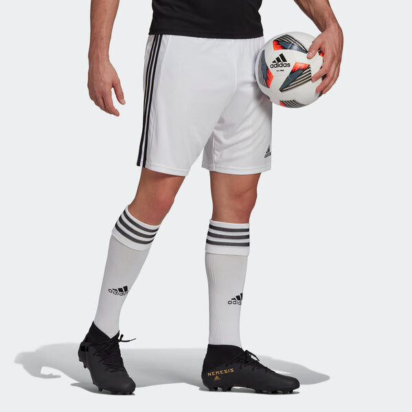 Шорты squad 21 sho stripe soccer/football sports shorts white Adidas, белый — фото 2
