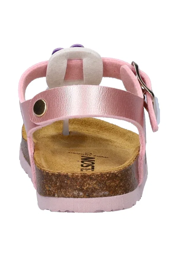 Сандалии Nelson Kids, модель T Bar Sandals, розовый — фото 3