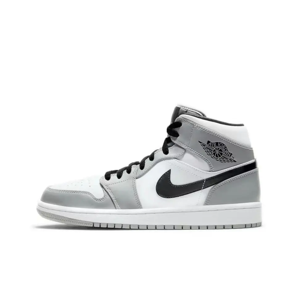 

Jordan Air Jordan 1 винтажные баскетбольные кроссовки мужские, Light Gray, Серый, Jordan Air Jordan 1 винтажные баскетбольные кроссовки мужские, Light Gray