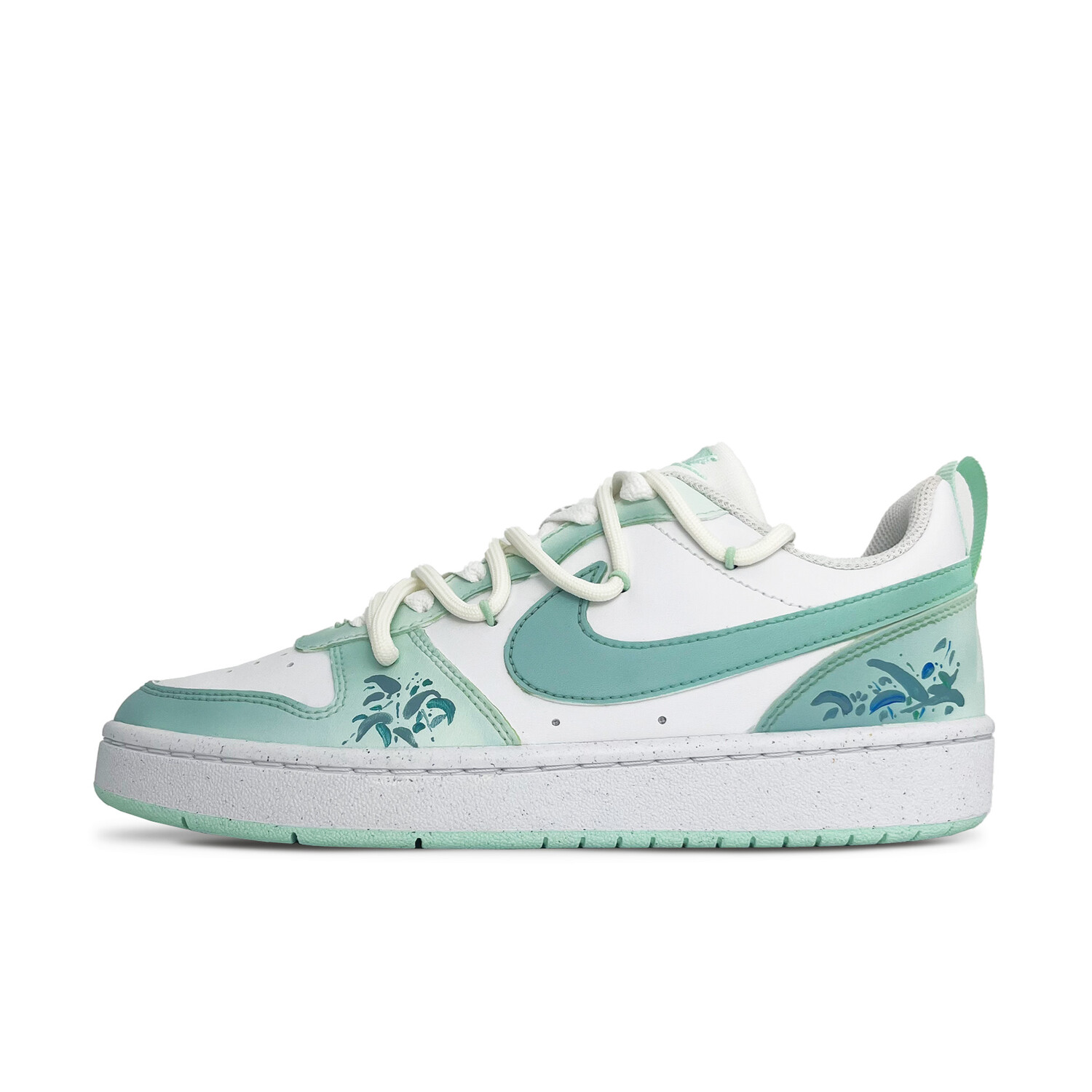 

Кроссовки Nike Skateboarding Shoes Women's Low-top White/dark Green, цвет Emerald