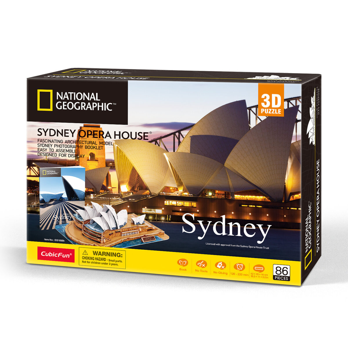 

Кубическая забавная головоломка 3D National Geographic Сидней Cubic Fun